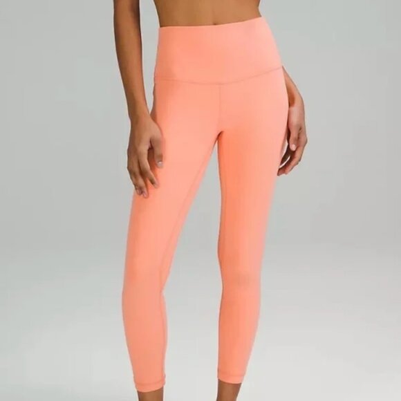 lululemon athletica Pants - Like New Lululemon Align High Rise Legging 25” Peach Bellini Size Eight